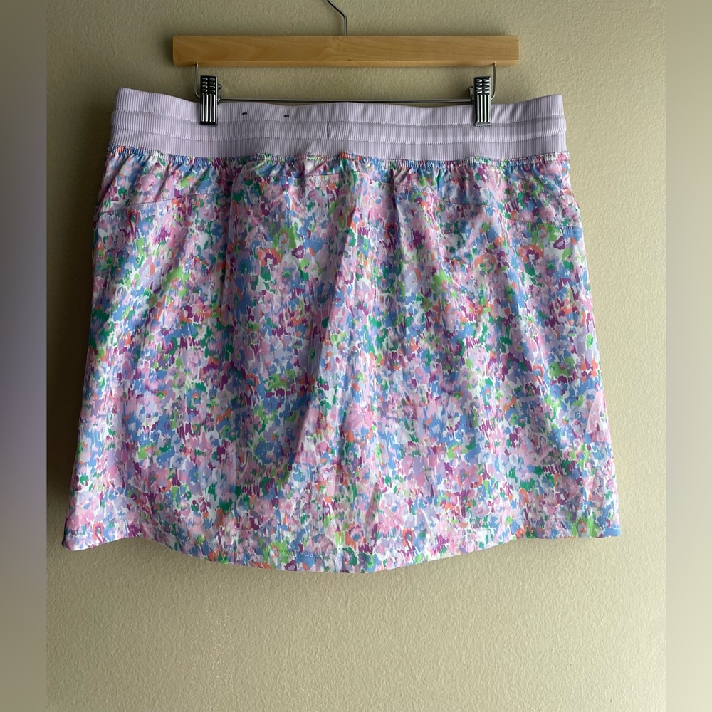 Tek Gear Women Swim Suit Purple Multi Colored Skirt Size XL - Picture 5 of 7